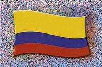 2007 Panini Copa América #248 Flag of Colombia Front