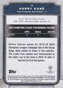 2019-20 Topps Museum Collection UEFA Champions League #73 Harry Kane Back