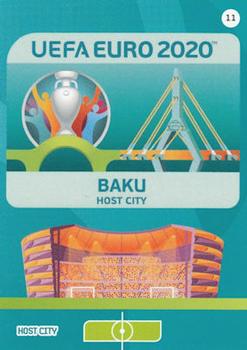 2020 Panini Adrenalyn XL UEFA Euro 2020 Preview #11 Baku Front