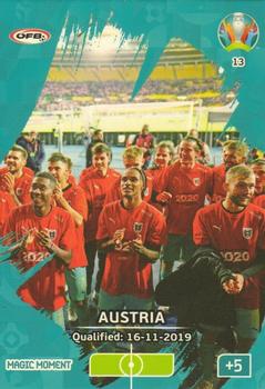 2020 Panini Adrenalyn XL UEFA Euro 2020 Preview #13 Austria Qualified Front