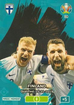 2020 Panini Adrenalyn XL UEFA Euro 2020 Preview #14 Finland Qualified Front