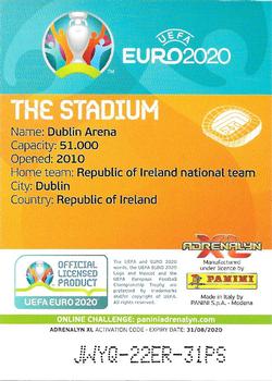 2020 Panini Adrenalyn XL UEFA Euro 2020 Preview #19 Dublin Back
