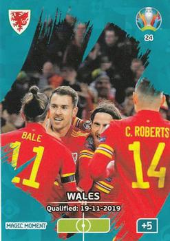2020 Panini Adrenalyn XL UEFA Euro 2020 Preview #24 Wales Qualified Front