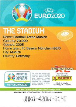 2020 Panini Adrenalyn XL UEFA Euro 2020 Preview #25 Munich Back