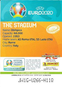 2020 Panini Adrenalyn XL UEFA Euro 2020 Preview #26 Rome Back