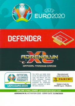 2020 Panini Adrenalyn XL UEFA Euro 2020 Preview #49 Jan Vertonghen Back