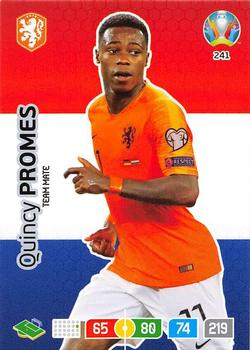 2020 Panini Adrenalyn XL UEFA Euro 2020 Preview #241 Quincy Promes Front