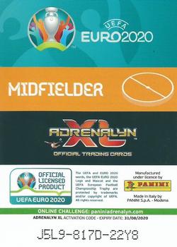 2020 Panini Adrenalyn XL UEFA Euro 2020 Preview #410 Paul Pogba Back