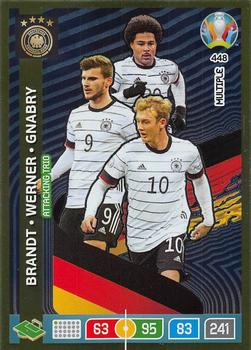 2020 Panini Adrenalyn XL UEFA Euro 2020 Preview #448 Julian Brandt / Timo Werner / Serge Gnabry Front