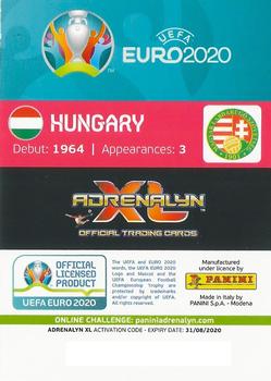 2020 Panini Adrenalyn XL UEFA Euro 2020 Preview #455 Hungary Back