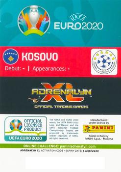 2020 Panini Adrenalyn XL UEFA Euro 2020 Preview #459 Kosovo Back