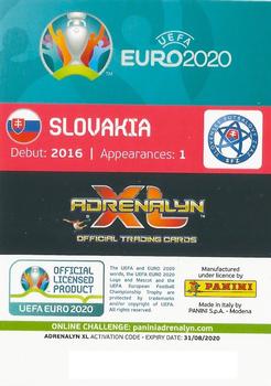 2020 Panini Adrenalyn XL UEFA Euro 2020 Preview #466 Slovakia Back