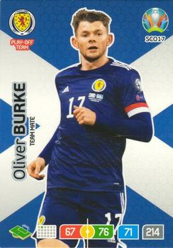 2020 Panini Adrenalyn XL UEFA Euro 2020 Preview - UK & Ireland Edition #SCO17 Oliver Burke Front