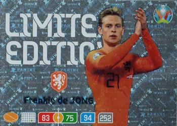 2020 Panini Adrenalyn XL UEFA Euro 2020 Preview - Limited Edition #NNO Frenkie de Jong Front