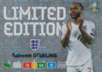 2020 Panini Adrenalyn XL UEFA Euro 2020 Preview - Limited Edition #NNO Raheem Sterling Front