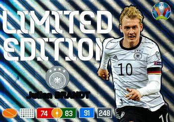 2020 Panini Adrenalyn XL UEFA Euro 2020 Preview - XXL Limited Edition #NNO Julian Brandt Front