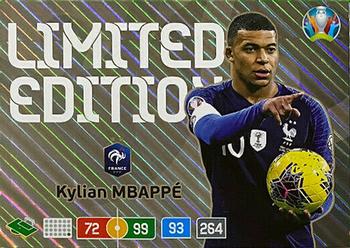 2020 Panini Adrenalyn XL UEFA Euro 2020 Preview - XXL Limited Edition #NNO Kylian Mbappé Front