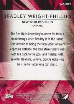 2018 Topps MLS - Multi-Dimensional Orange #MD-BWP Bradley Wright-Phillips Back
