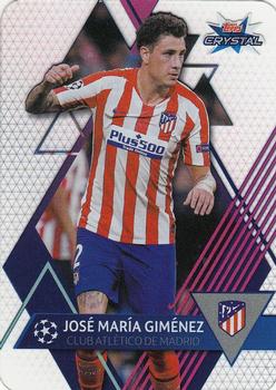 2019-20 Topps Crystal UEFA Champions League #9 José María Giménez Front