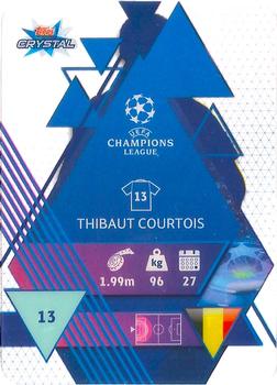 2019-20 Topps Crystal UEFA Champions League #13 Thibault Courtois Back