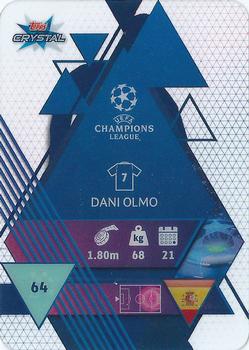 2019-20 Topps Crystal UEFA Champions League #64 Dani Olmo Back