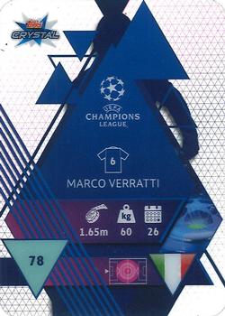2019-20 Topps Crystal UEFA Champions League #78 Marco Verratti Back