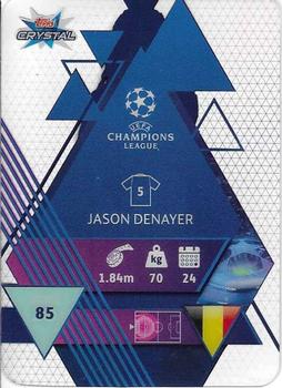 2019-20 Topps Crystal UEFA Champions League #85 Jason Denayer Back
