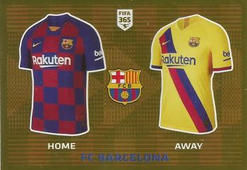 2020 Panini FIFA 365 Blue - 442 Sticker Version #85 FC Barcelona T-Shirt Front