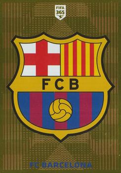 2020 Panini FIFA 365 Blue - 442 Sticker Version #93 FC Barcelona Logo Front