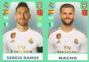 2020 Panini FIFA 365 Blue - 442 Sticker Version #103 Sergio Ramos / Nacho Front