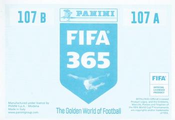 2020 Panini FIFA 365 Blue - 442 Sticker Version #107 Toni Kroos / Marco Asensio Back