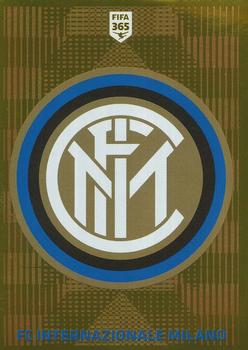 2020 Panini FIFA 365 Blue - 442 Sticker Version #221 FC Internazionale Milano Logo Front