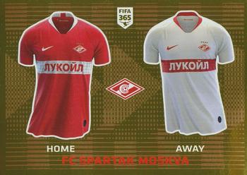 2020 Panini FIFA 365 Blue - 442 Sticker Version #277 FC Spartak Moskva T-Shirt Front