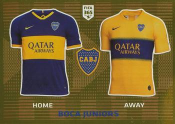2020 Panini FIFA 365 Blue - 442 Sticker Version #293 Boca Juniors T-Shirt Front