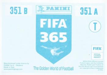 2020 Panini FIFA 365 Blue - 442 Sticker Version #351 Lucas Lima / Raphael Veiga Back