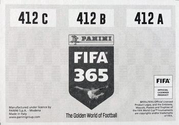 2020 Panini FIFA 365 Blue - 442 Sticker Version #406 Alex Morgan / Megan Rapinoe / Carli Lloyd Back