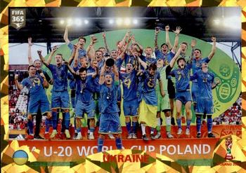 2020 Panini FIFA 365 Blue - 442 Sticker Version #418 FIFA U/20 World Cup Poland 2019 Winner Front