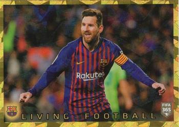 2020 Panini FIFA 365 Grey - 442 Sticker Version #100 FC Barcelona Living Football Front