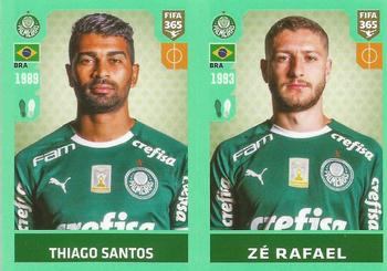 2020 Panini FIFA 365 Grey - 442 Sticker Version #347 Thiago Santos / Zé Rafael Front