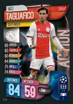 2019-20 Topps Match Attax UEFA Champions League UK Extra - Action #AC16 Nico Tagliafico Front