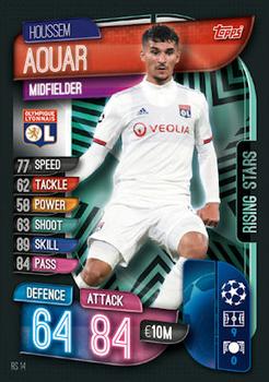 2019-20 Topps Match Attax UEFA Champions League UK Extra - Rising Stars #RS14 Houssem Aouar Front