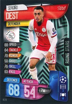 2019-20 Topps Match Attax UEFA Champions League UK Extra - Rising Stars #RS16 Sergiño Dest Front