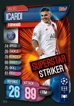 2019-20 Topps Match Attax UEFA Champions League UK Extra - Superstar Striker #SS13 Mauro Icardi Front