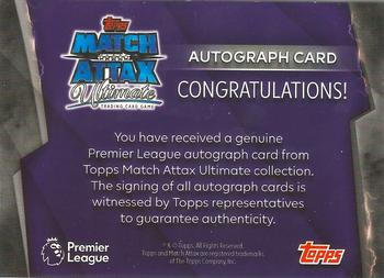 2018 Topps Match Attax Ultimate - Autographs #NNO Mohamed Elneny Back