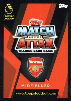 2018 Topps Match Attax Ultimate - Red #8 Mesut Ozil Back