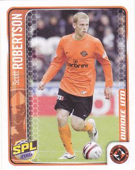 2010 Panini Scottish Premier League Stickers #99 Scott Robertson Front