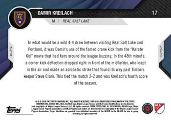 2020 Topps Now MLS #17 Damir Kreilach Back