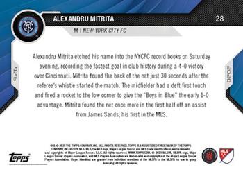 2020 Topps Now MLS #28 Alexandru Mitrita Back