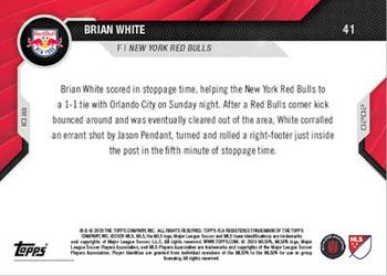 2020 Topps Now MLS #41 Brian White Back