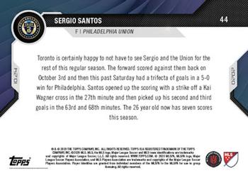 2020 Topps Now MLS #44 Sergio Santos Back